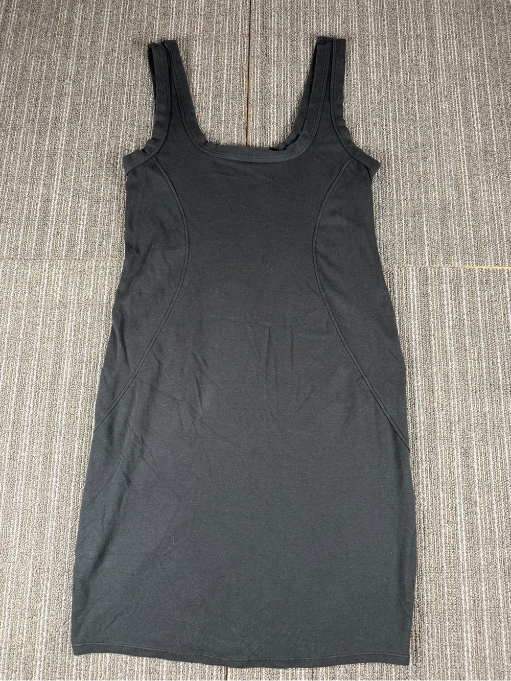 Fabletics Yitty Body Butter Tank Dress Womens SizeL Sport Active Black